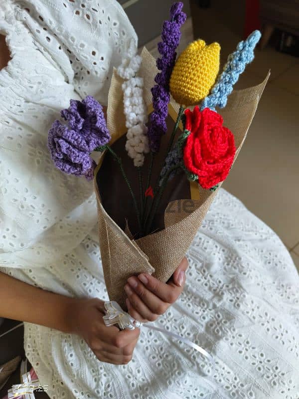 Beautiful handmade Crochet Bouquet 2