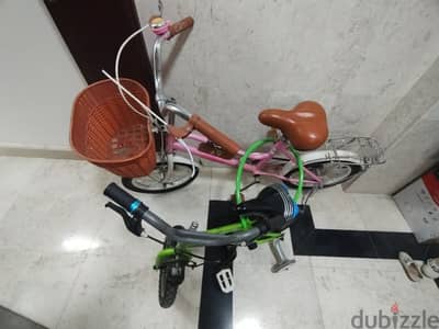 Selling 2 Kids cycles