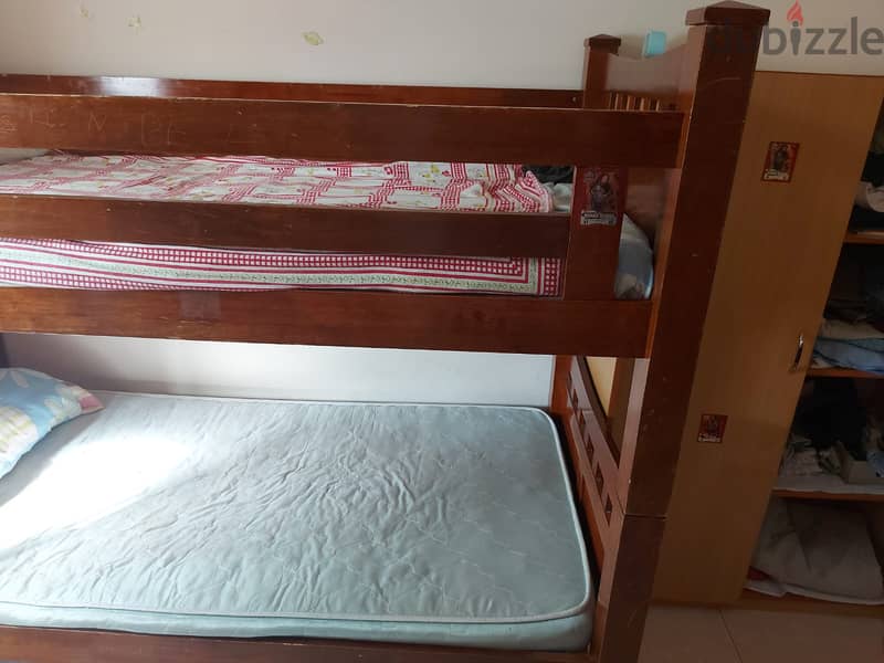 BUNK BED WOODEN 1