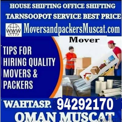 Best Muscat Mover and Packer House shifting office villa store