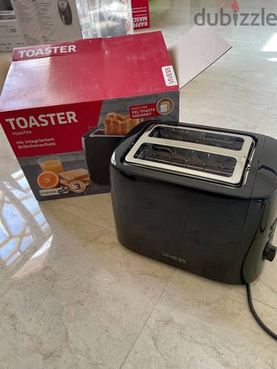 VIVESS Toaster black