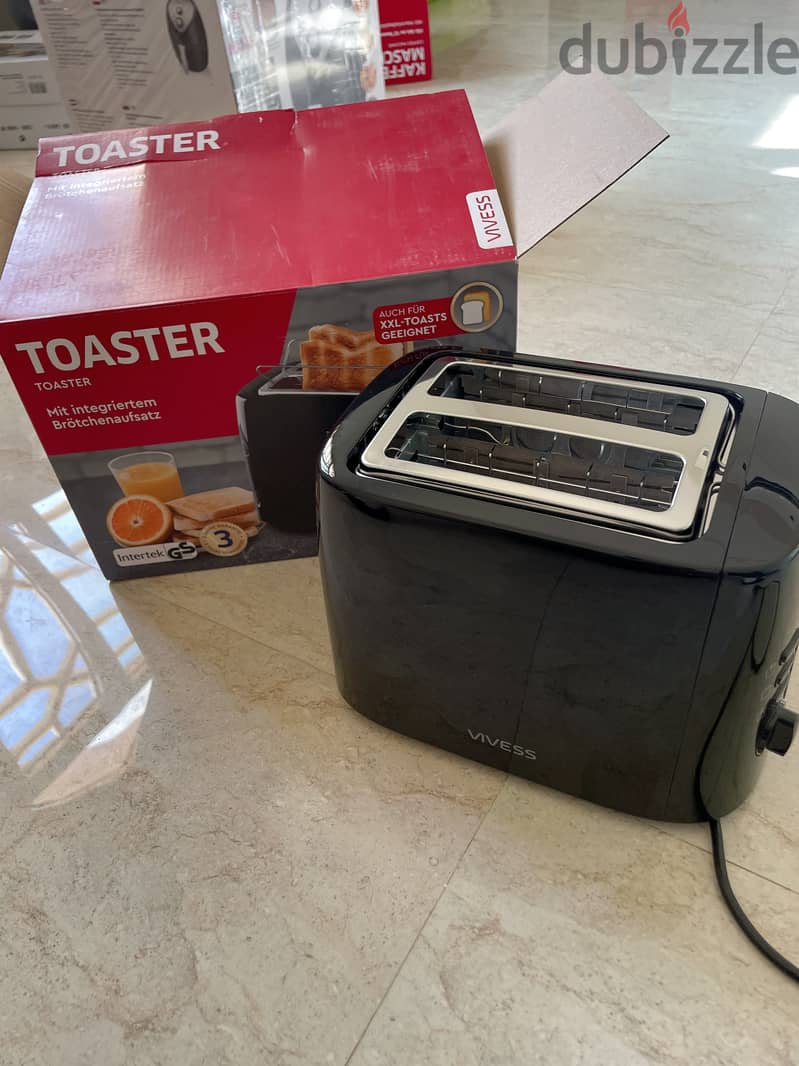 VIVESS Toaster black 0