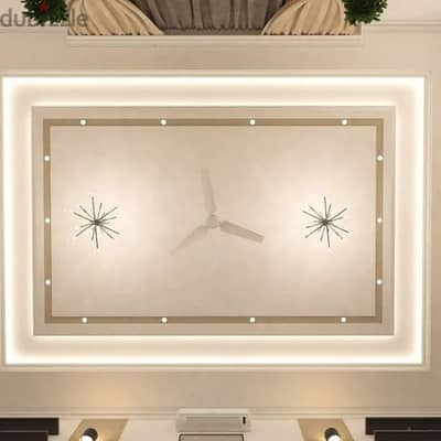 we have professional team gypsum ceiling gypsum partition decor