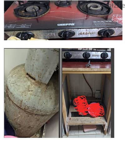 Emergency sale Cylinder/Stove/Stove Stand