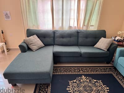 5 Seater L Shape Sofa (Danube)