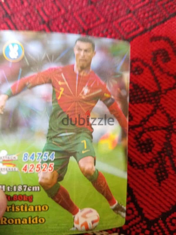 Ronaldo Messi card 1