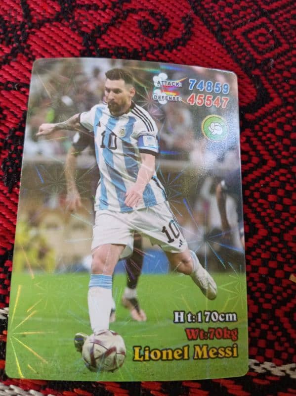 Ronaldo Messi card 2