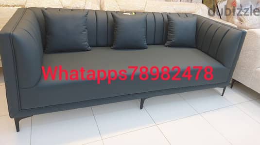 Special offer new 3 seater sofa without delivery 1 piece 80 rial