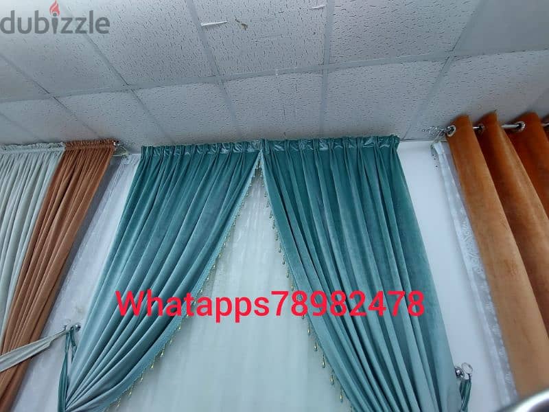 New curtain make on order. all r not same design and not same price 10