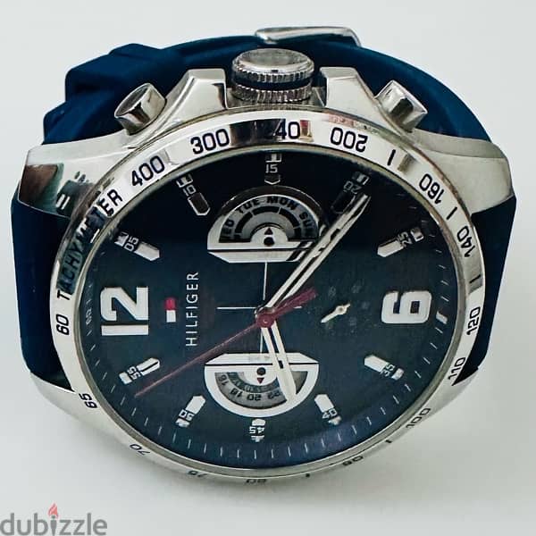 Tommy Hilfiger Original Blue dial & silicon strap, quartz Men’s watch 1