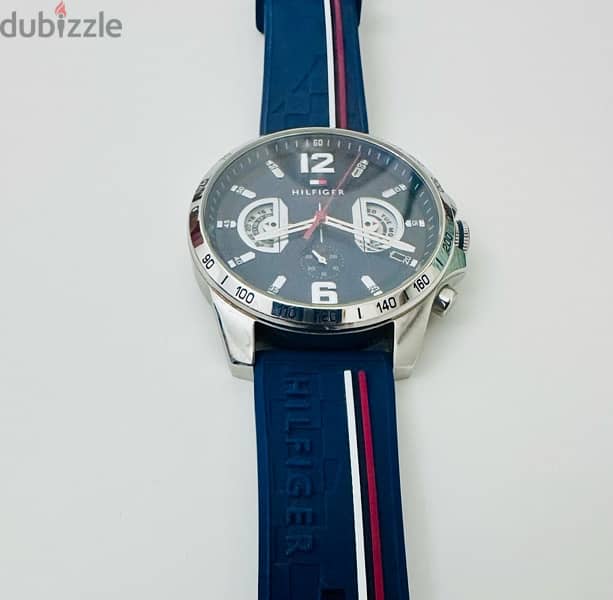 Tommy Hilfiger Original Blue dial & silicon strap, quartz Men’s watch 3