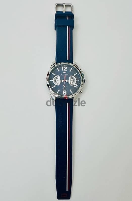 Tommy Hilfiger Original Blue dial & silicon strap, quartz Men’s watch 6