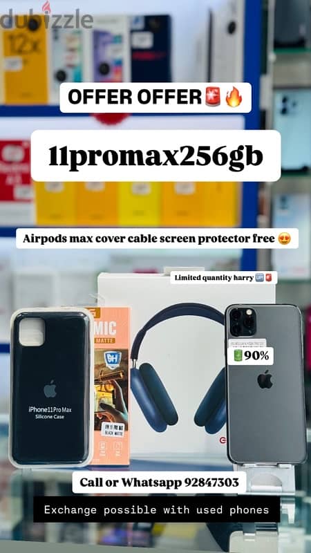 iPhone 11promax 256gb 90% battery clean good excellent 0