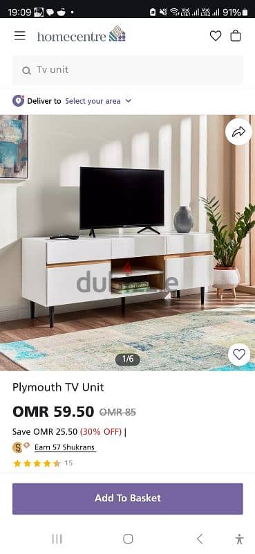 Home center TV unit