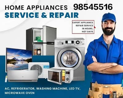 all types auto washing machine Ac refrigerator fix and service