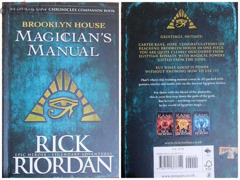 Rick Riordan's manual books 3