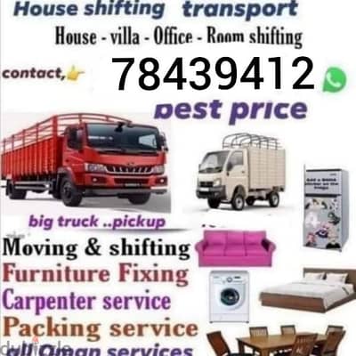 best Oman Movers house shifting transport