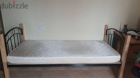 single cot with medical mattress