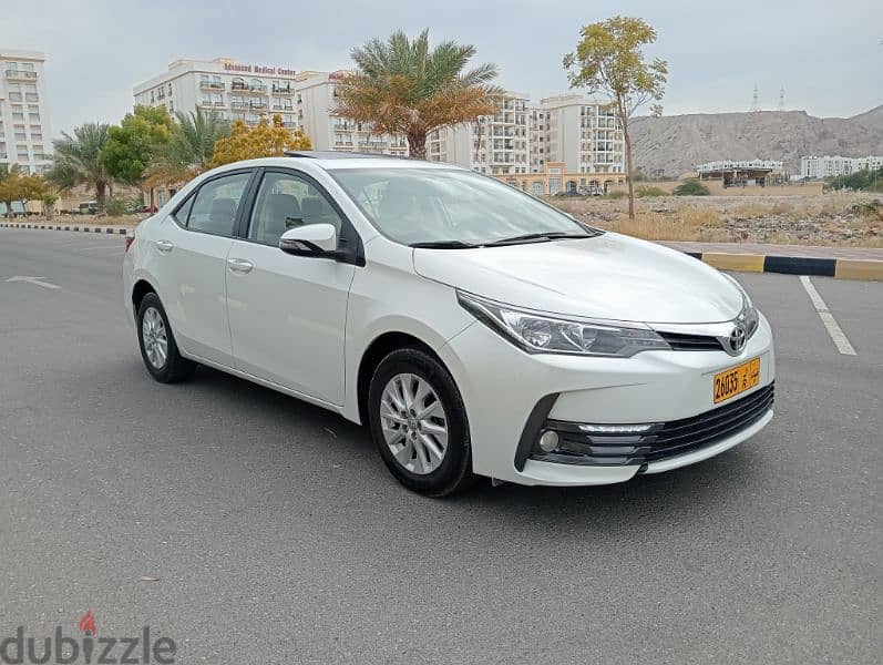 Toyota Corolla 2019 Oman car 2.0L 230km agency service full option. 0