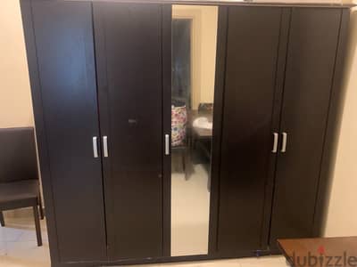 5 doors wardrobe