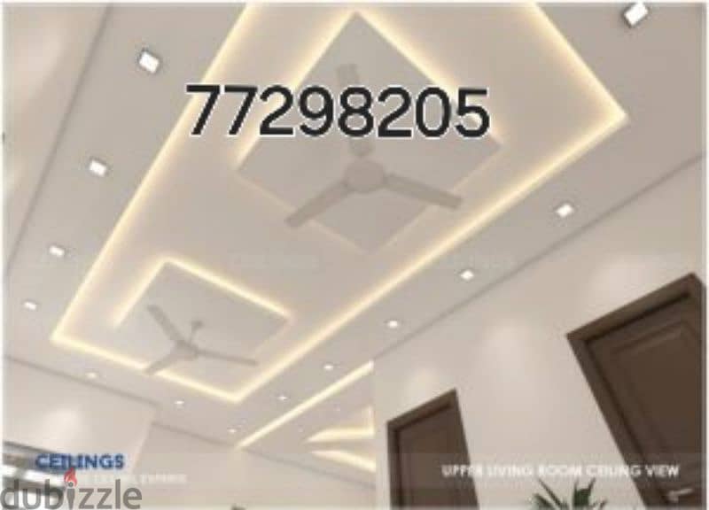 "Gypsum Board Installation and Interior design Services" 0