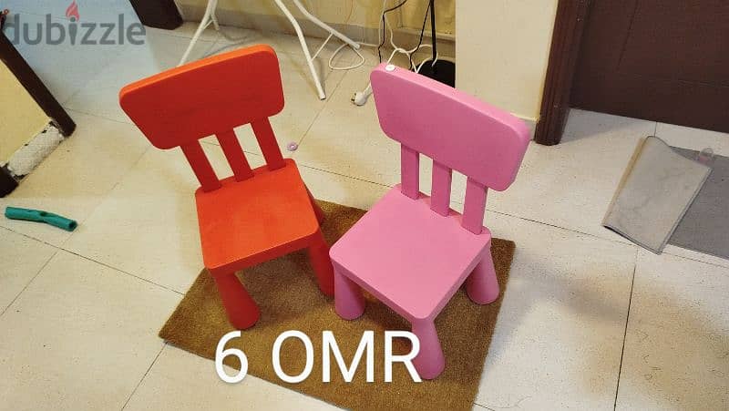 Ikea Kids chairs and side tables 0