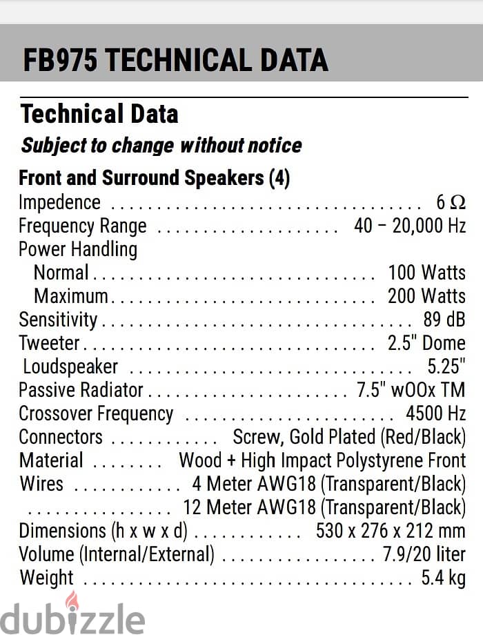 Powerful Philips Woox Surround Speakers 6