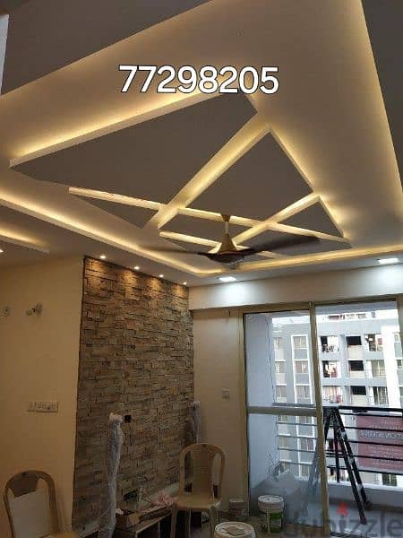 "Gypsum Board Installation, Painting and Interior Design Services" 0