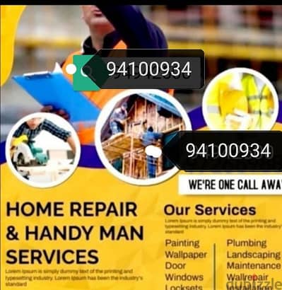 professional carpenter fixing curtains furniture TV etc