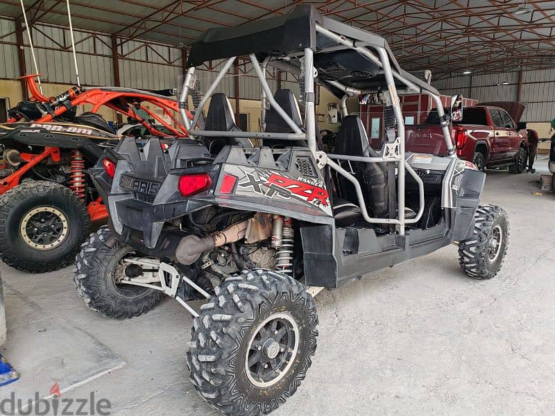 Polaris 900cc 2013 4seats بولاريس دراجة أربعة كراسي قمة النظافة 4