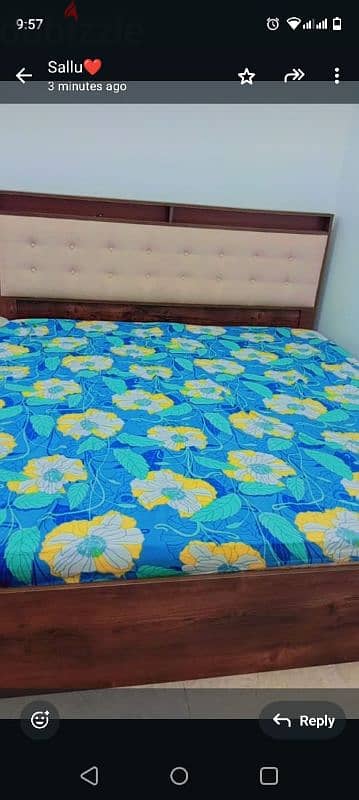 king size bed urjent sale