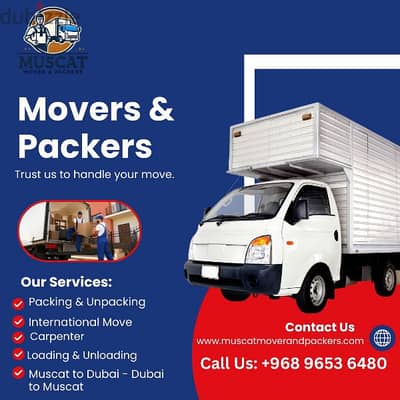 House shifting service all Muscat oman and Muscat to Slalah