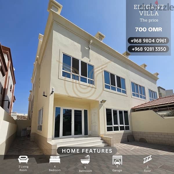 AZAIBA | LUXURIOUS 4 BR VILLA FOR RENT 0