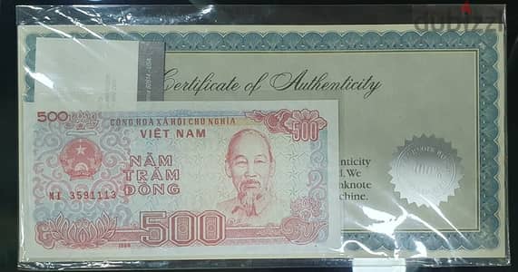 certified banknotes