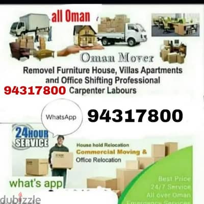 best Oman Movers house shifting transport