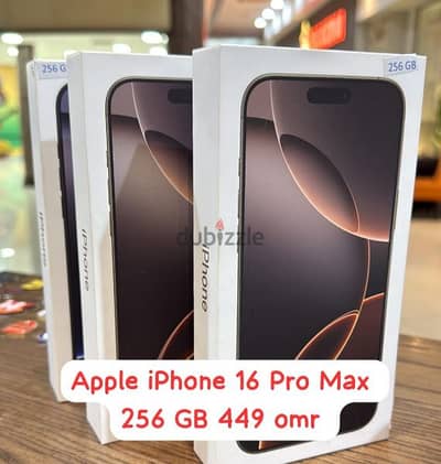 iPhone 16 pro max 256 512 GB available