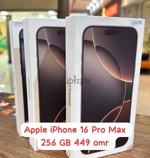 iPhone 16 pro max 256 512 GB available 0