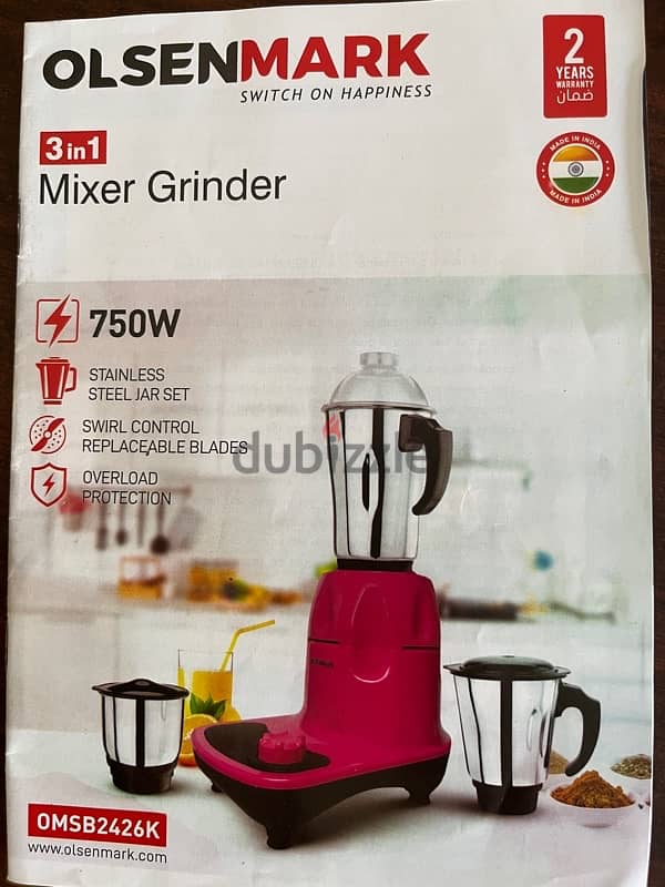 Olsenmark mixer grinder 4