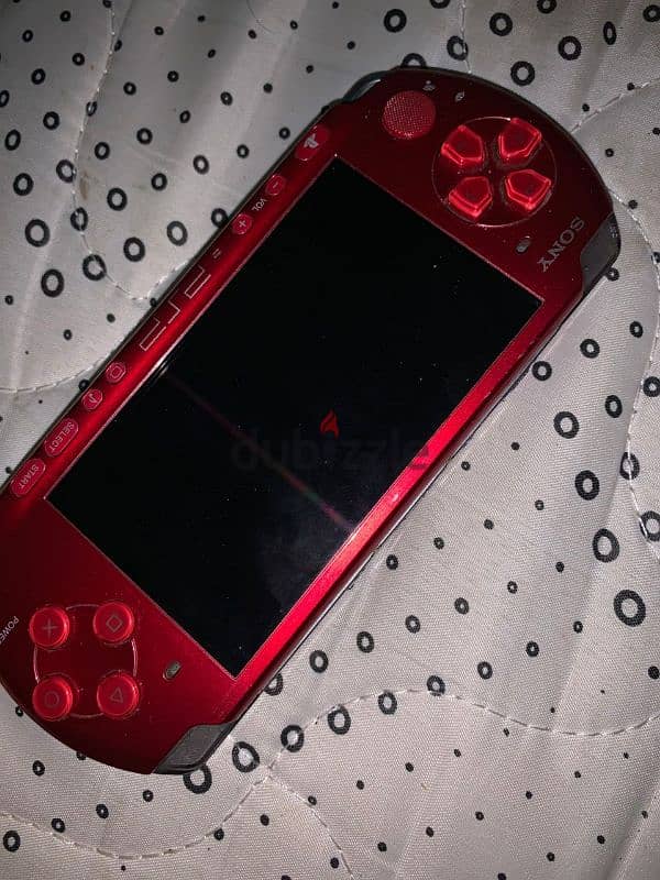 sony psp 3000 special red edition jailbreak with games 4