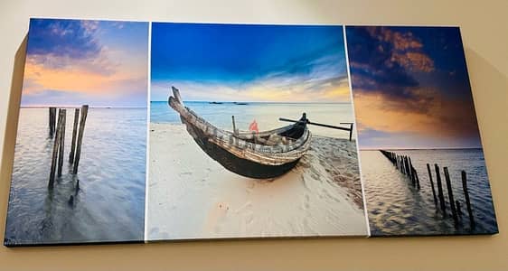 Wall picture painting canvas ocean scenery