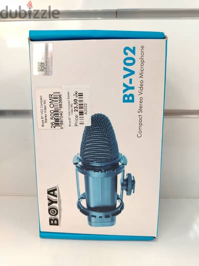 BOYA BY-V02 Compact Stereo Video Mic