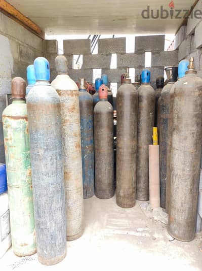 OXYGEN ARGON CO2 PROPANE EMPTY GAS CYLINDERS