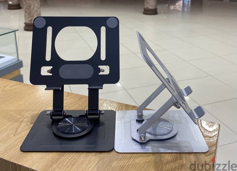 Aluminum Folding Tablet Stand With 360-degree Rotation 3