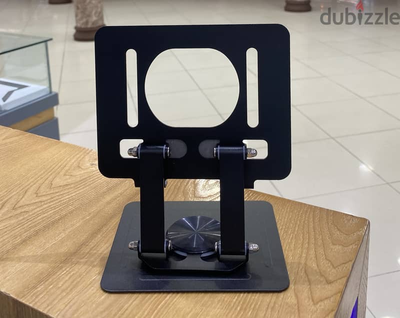 Aluminum Folding Tablet Stand With 360-degree Rotation 4