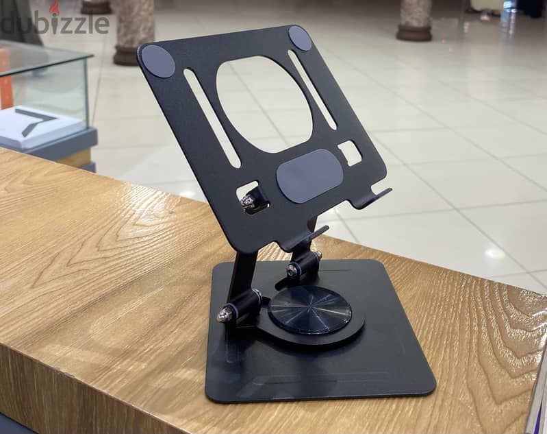 Aluminum Folding Tablet Stand With 360-degree Rotation 5