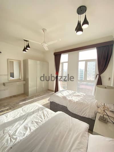 A wonderful furnished apartment for rent in Al Qurum, including intern