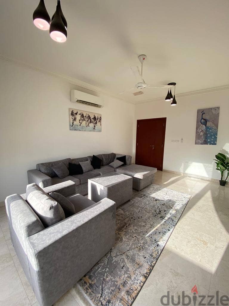 A wonderful furnished apartment for rent in Al Qurum, including intern 4