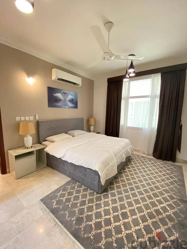 A wonderful furnished apartment for rent in Al Qurum, including intern 6