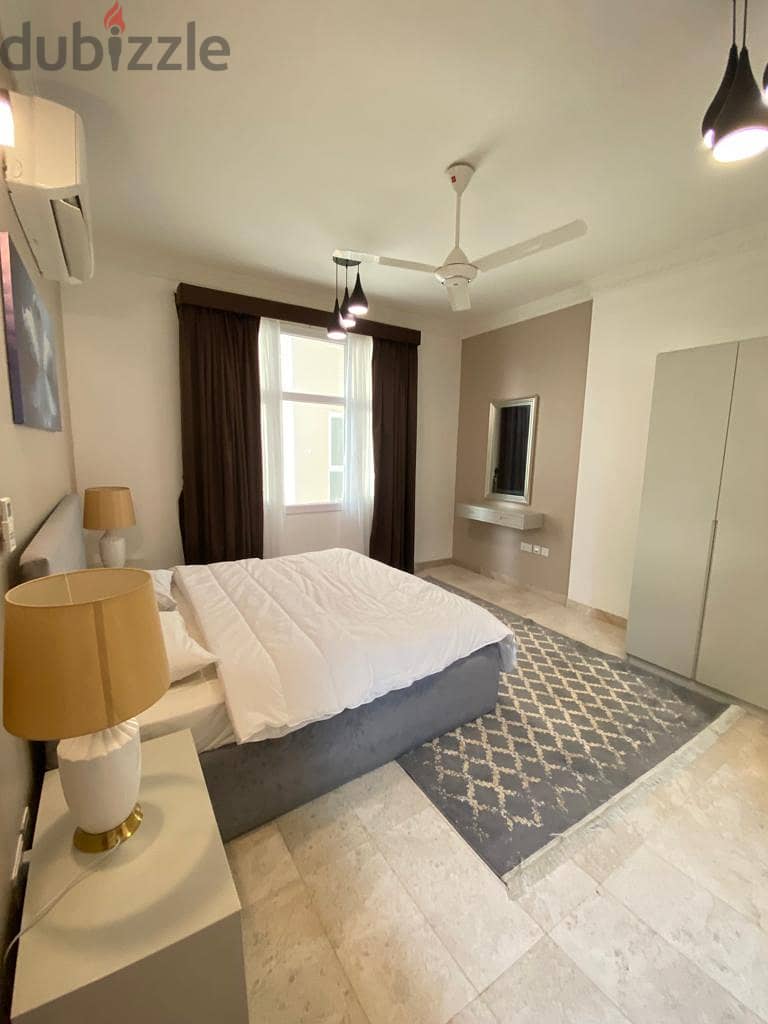 A wonderful furnished apartment for rent in Al Qurum, including intern 7