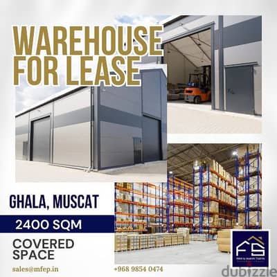 2400 SQM Covered Warehouse for Rent – Ghala, Muscat